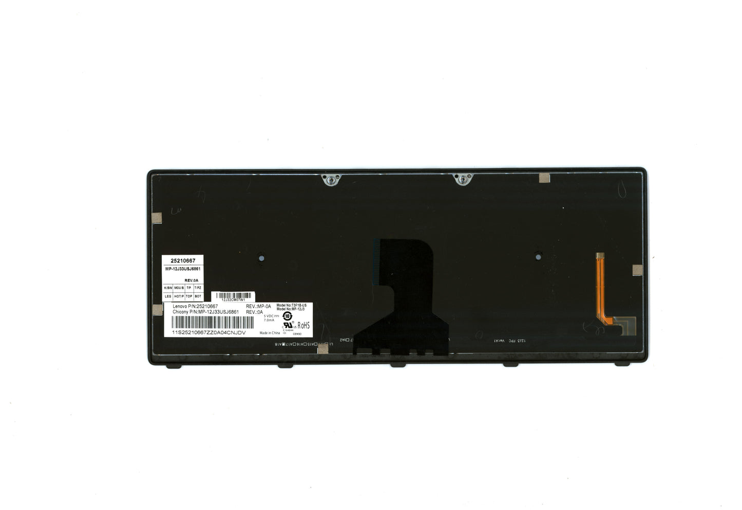 Lenovo Keyboard Ccybusb84Keyblkkslv W - 25210667