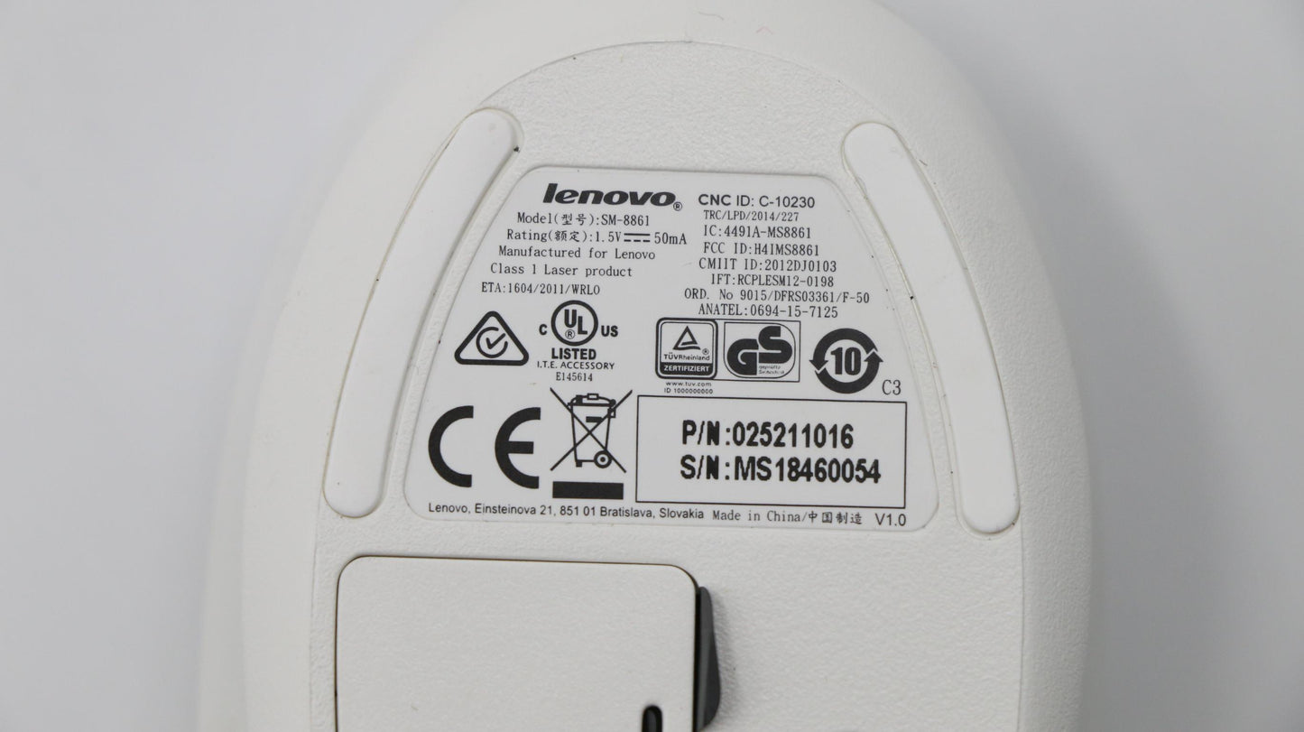 Lenovo 25211016 Ms Pointing Devices