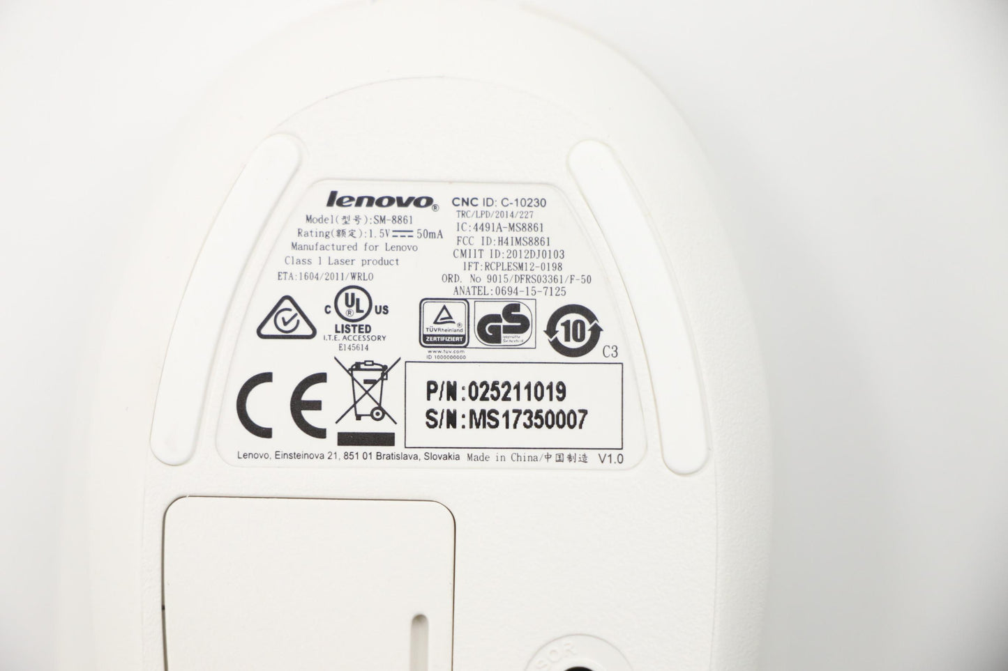 Lenovo Ms Pointing Devices - 25211019