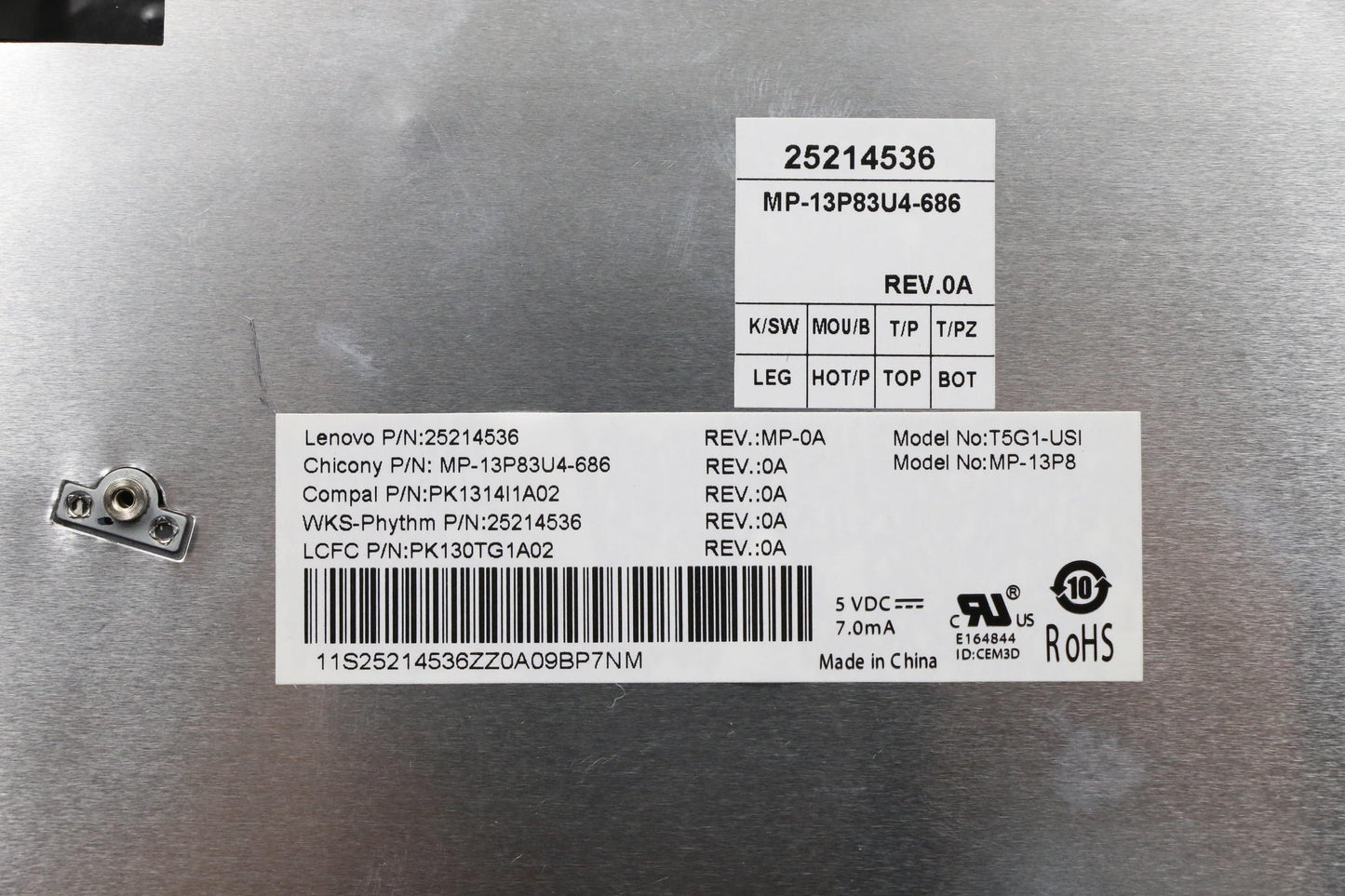 Lenovo Ki Keyboards Internal - 25214536
