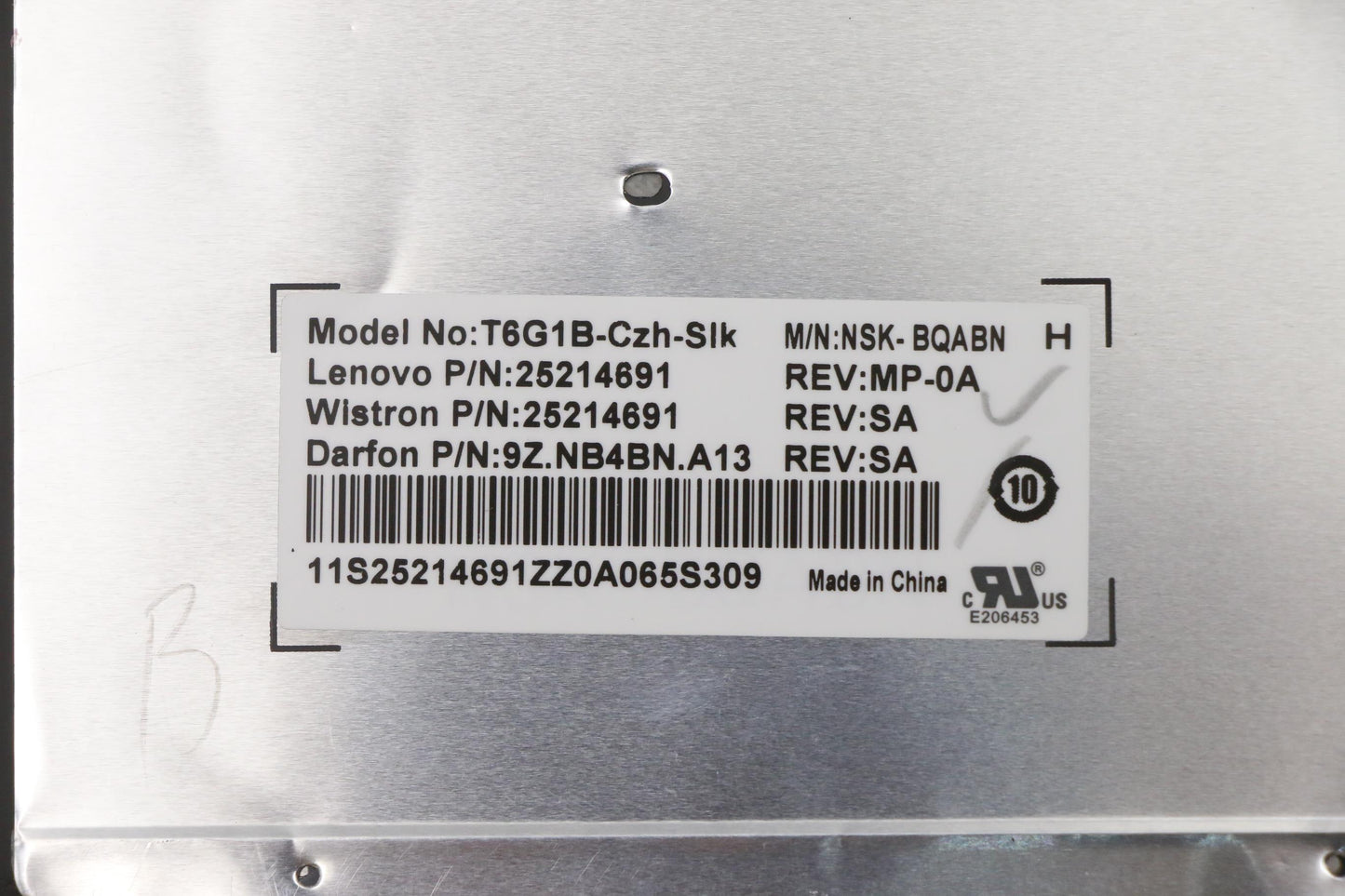 Lenovo Ki Keyboards Internal - 25214691