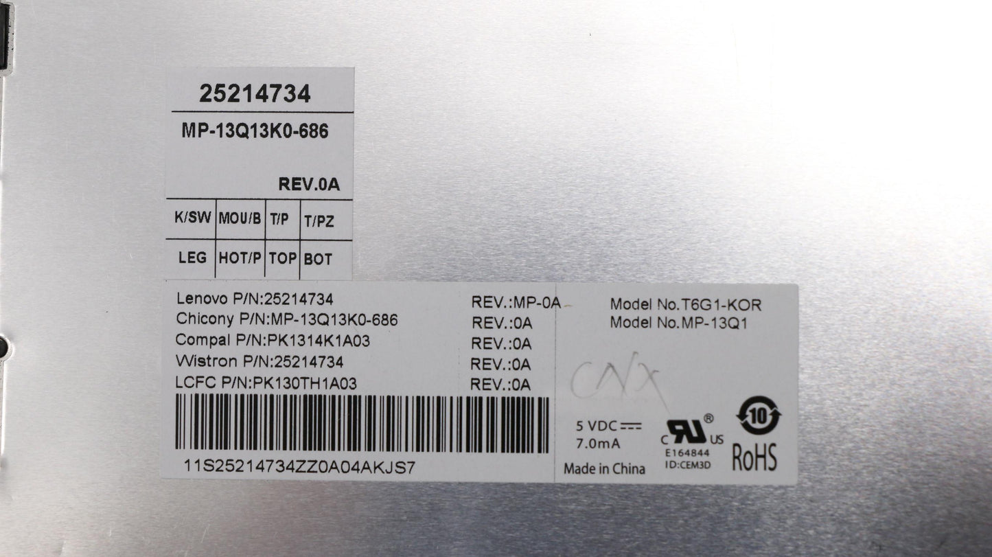 Lenovo Ki Keyboards Internal - 25214734