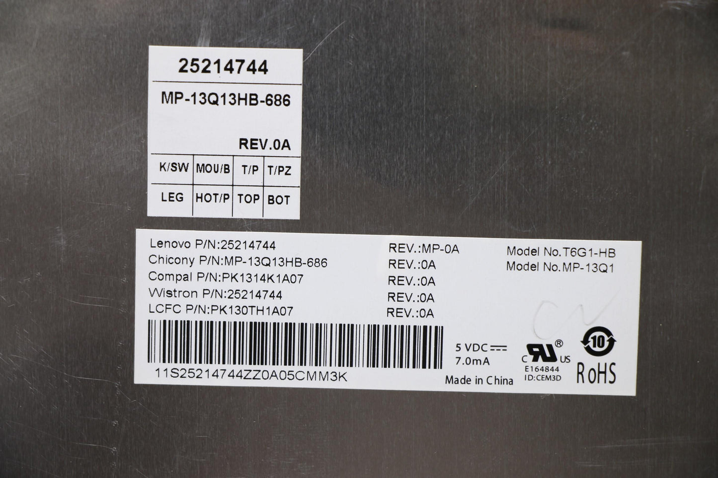 Lenovo Ki Keyboards Internal - 25214744