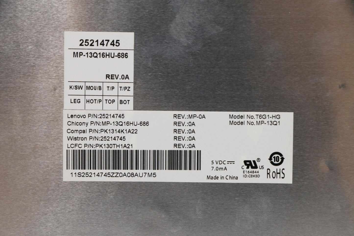 Lenovo Ki Keyboards Internal - 25214745