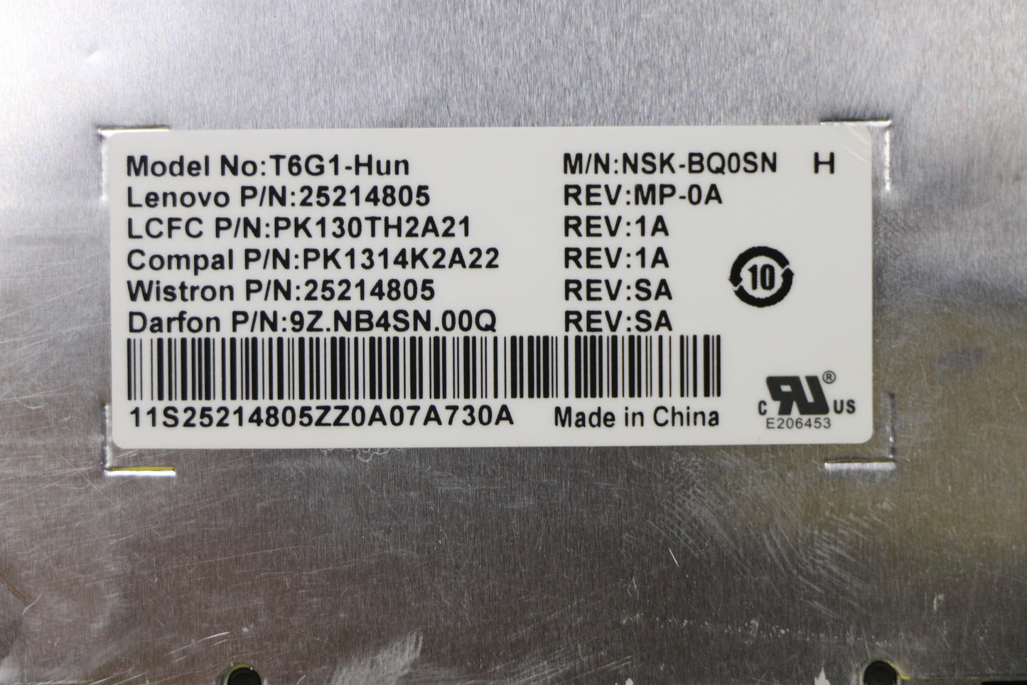 Lenovo Ki Keyboards Internal - 25214805