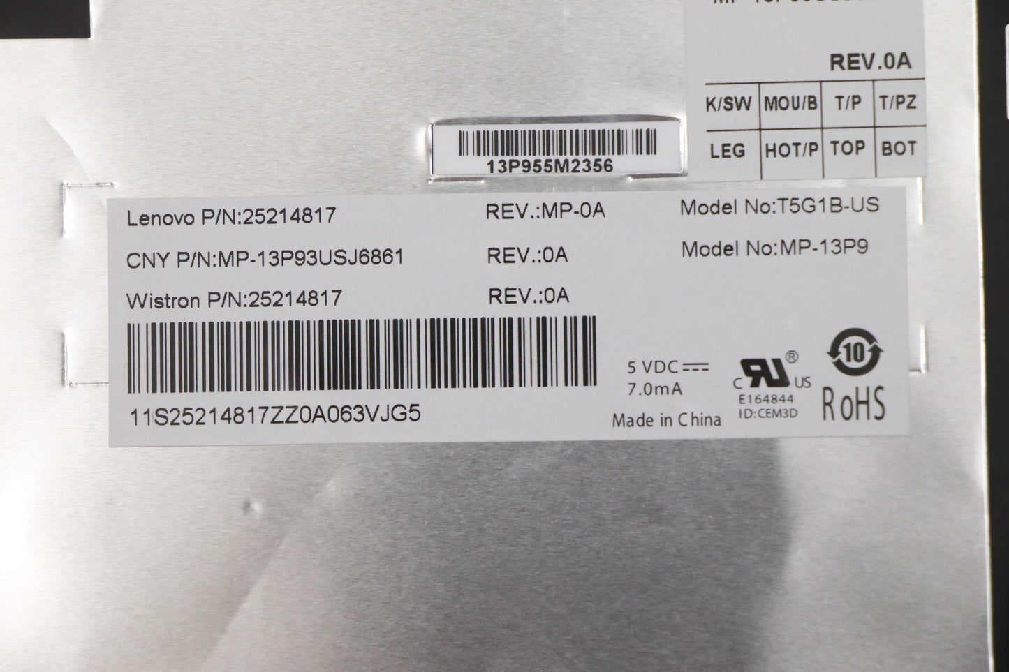 Lenovo Ki Keyboards Internal - 25214817
