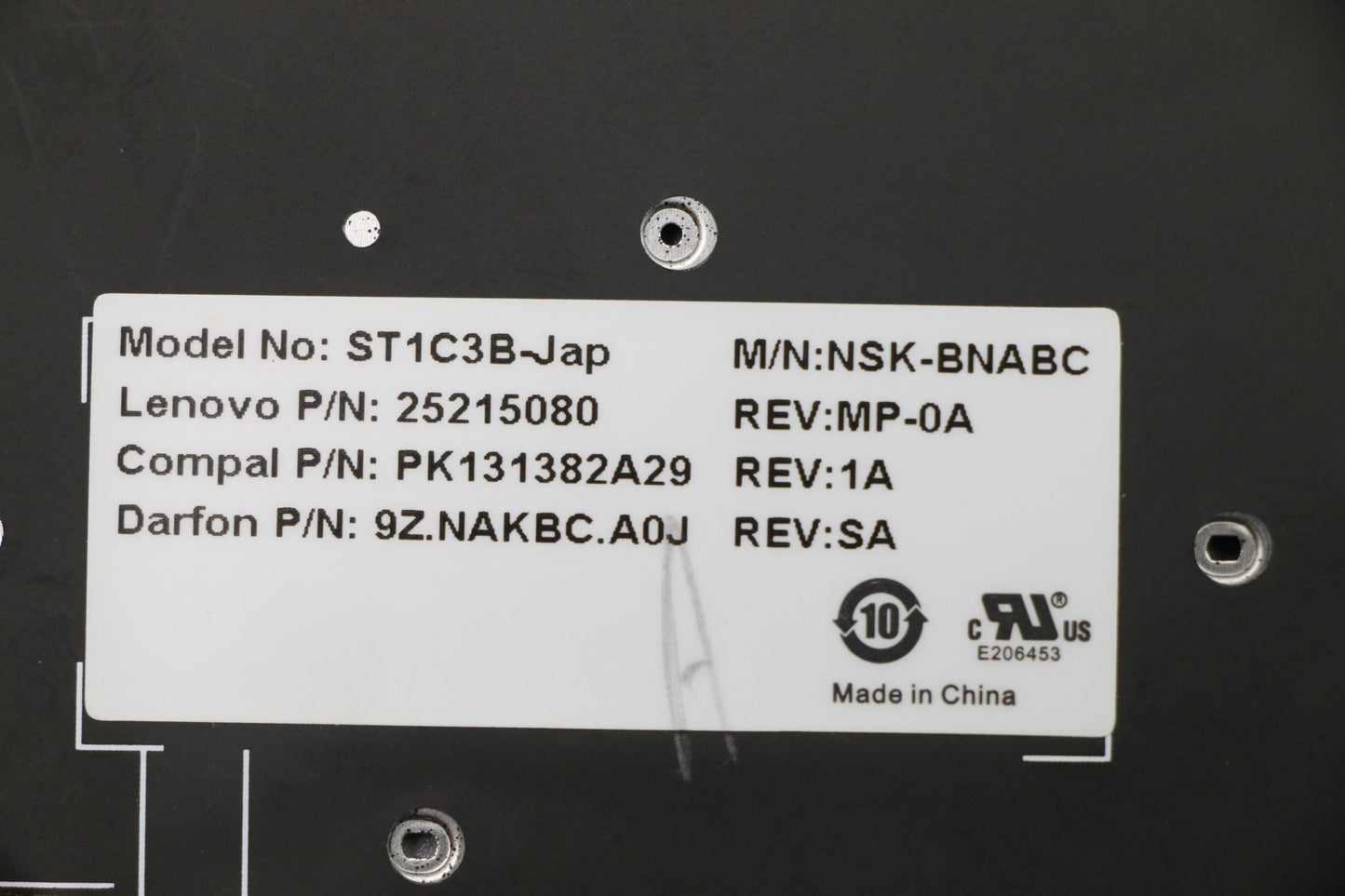 Lenovo Ki Keyboards Internal - 25215080