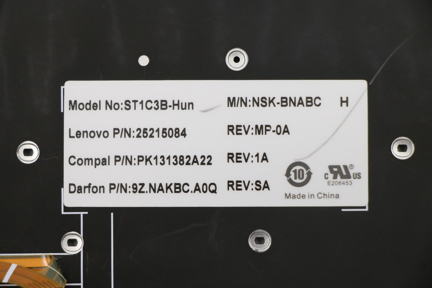 Lenovo Ki Keyboards Internal - 25215084
