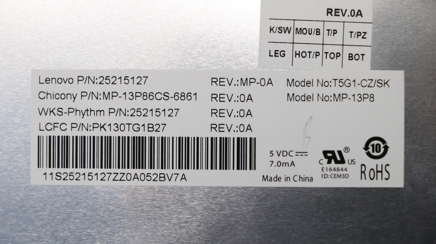 Lenovo Ki Keyboards Internal - 25215127