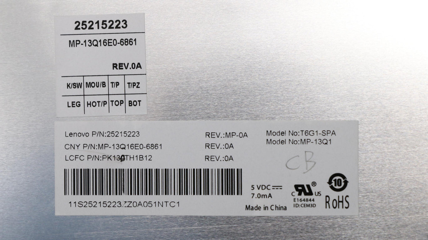 Lenovo Ki Keyboards Internal - 25215223