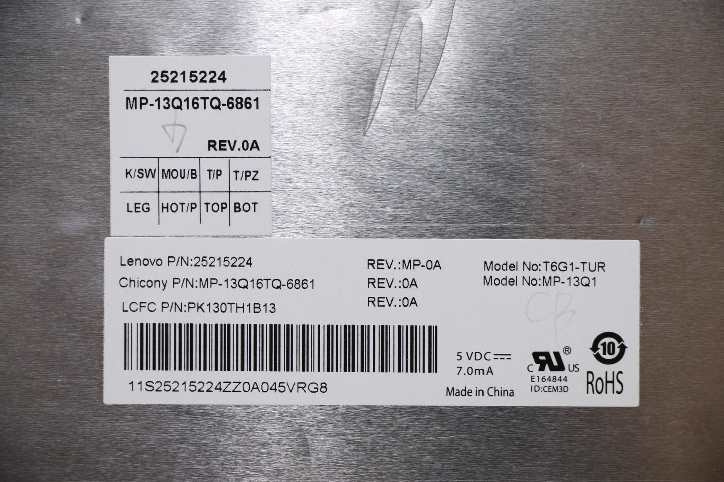 Lenovo Ki Keyboards Internal - 25215224