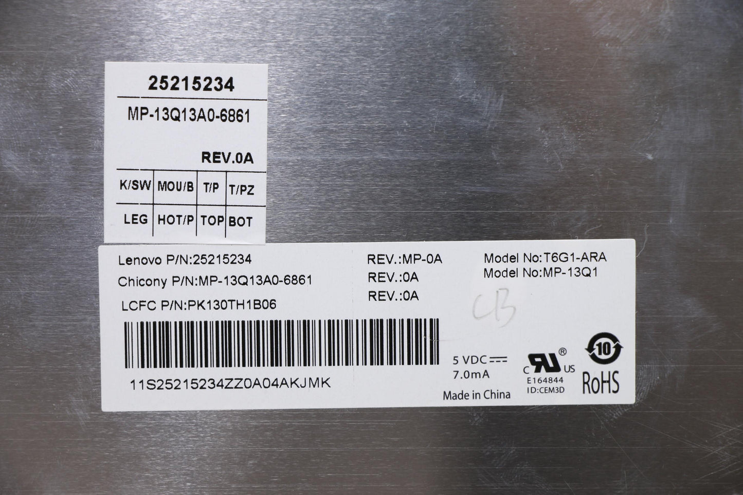 Lenovo Ki Keyboards Internal - 25215234