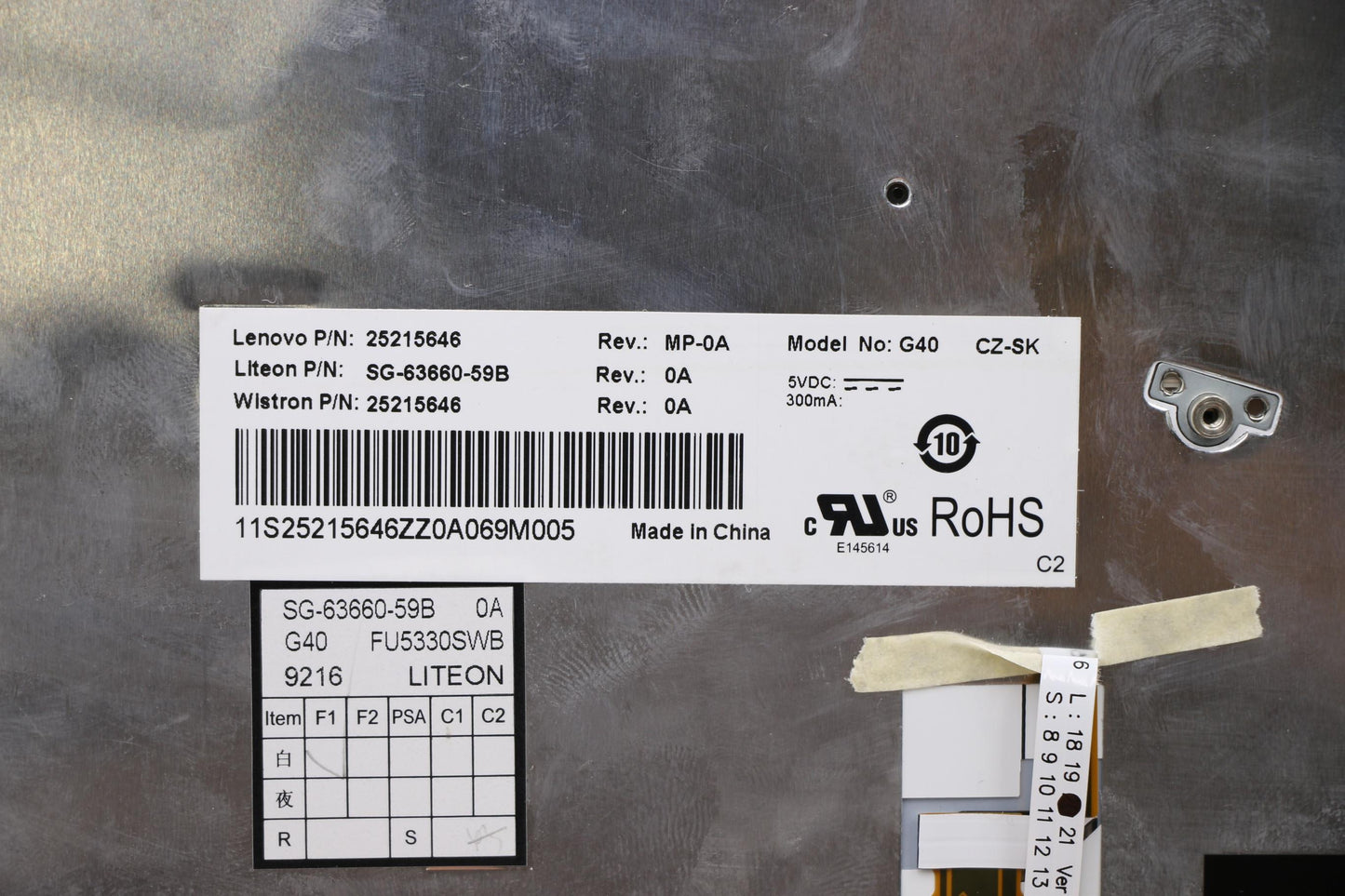 Lenovo Ki Keyboards Internal - 25215646