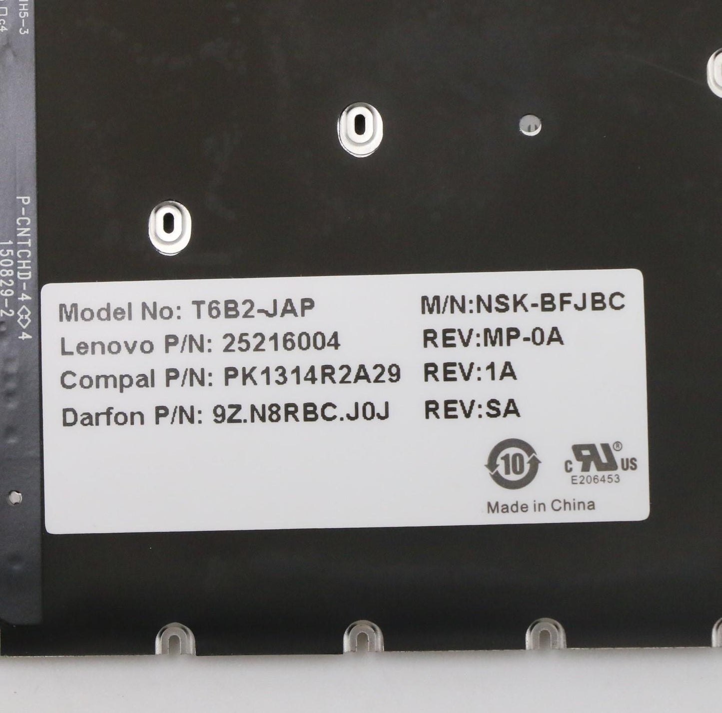 Lenovo Ki Keyboards Internal - 25216004