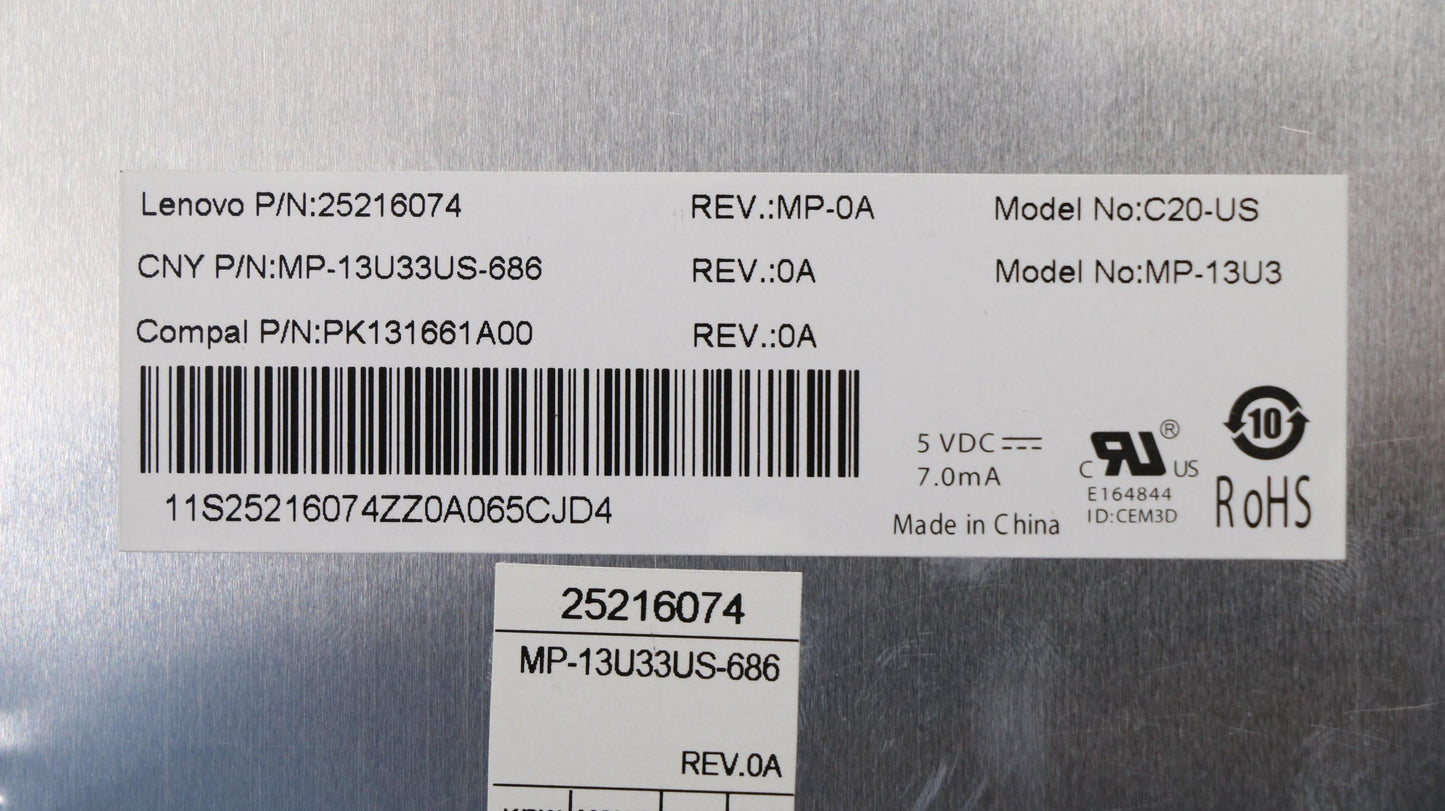 Lenovo Laptop Keyboard - 25216074