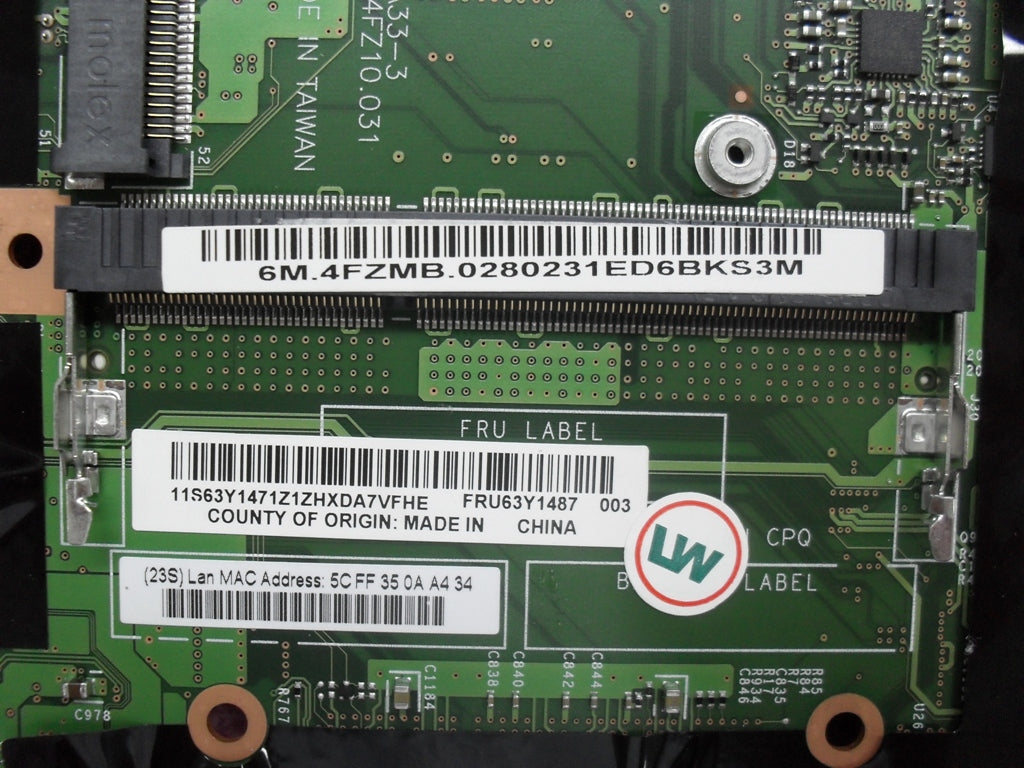 Lenovo 63Y1487 - Part