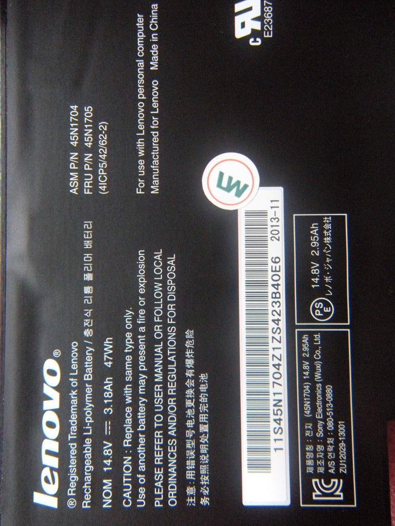 Lenovo 45N1705 Battery