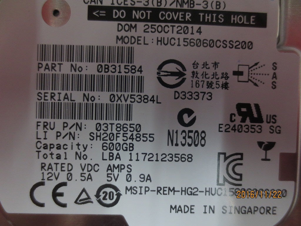 Lenovo Ci Cards Misc Internal - 03T8650