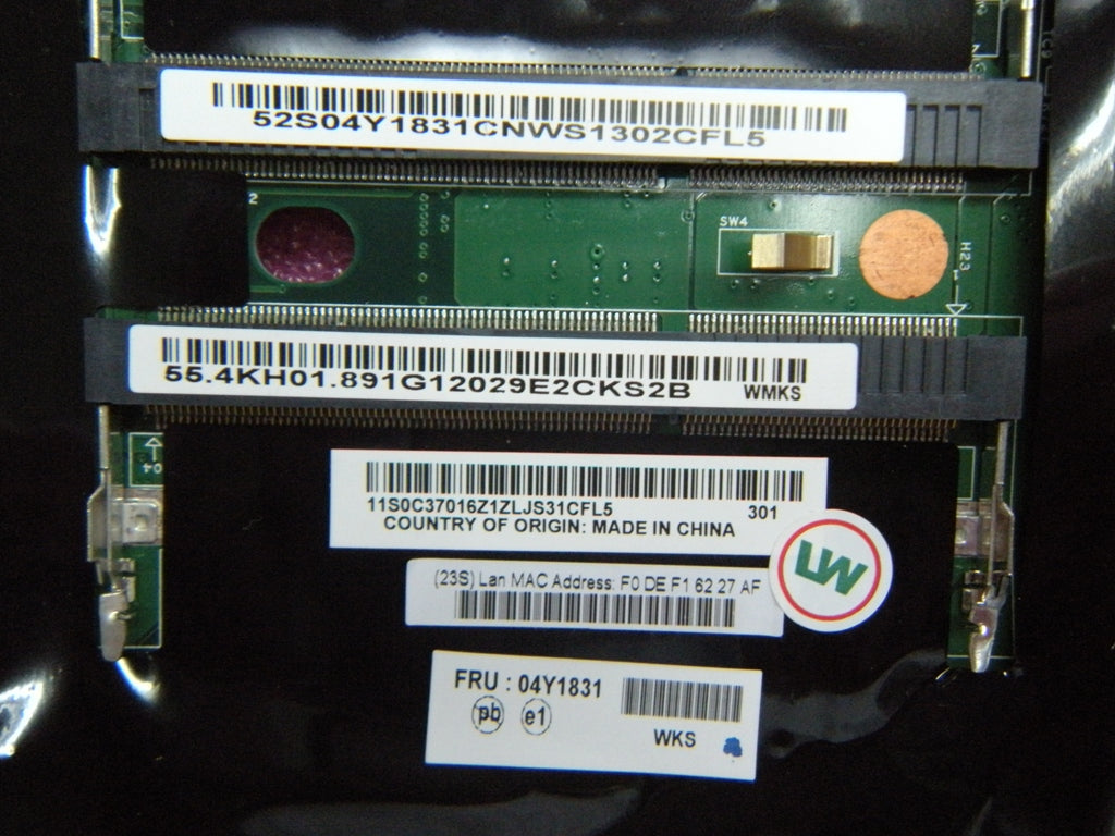Lenovo Cdpop Plni7-2620Mnvnamtytpmyae - 04Y1831