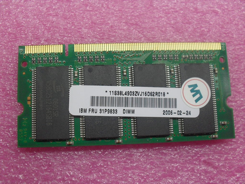 Lenovo 512Mb Ddr - 31P9833