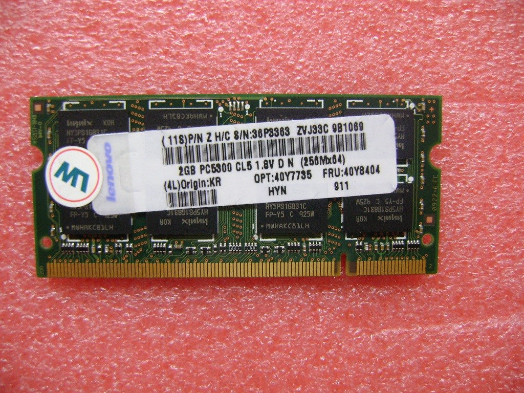 Lenovo 40Y8404 Module 2Gb Pc2 5300Np