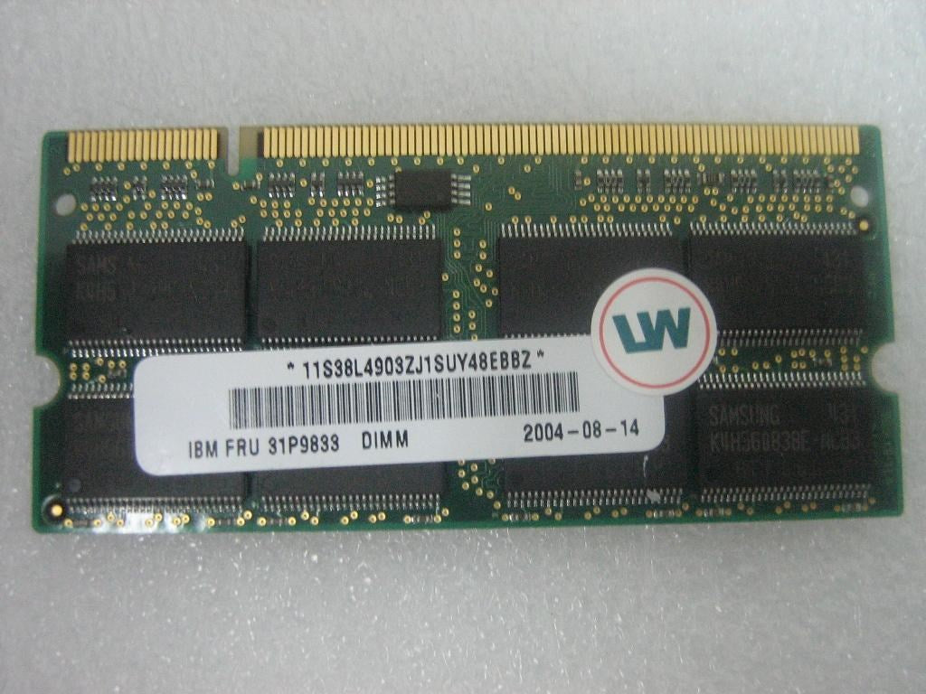 Lenovo 512Mb Ddr - 31P9833