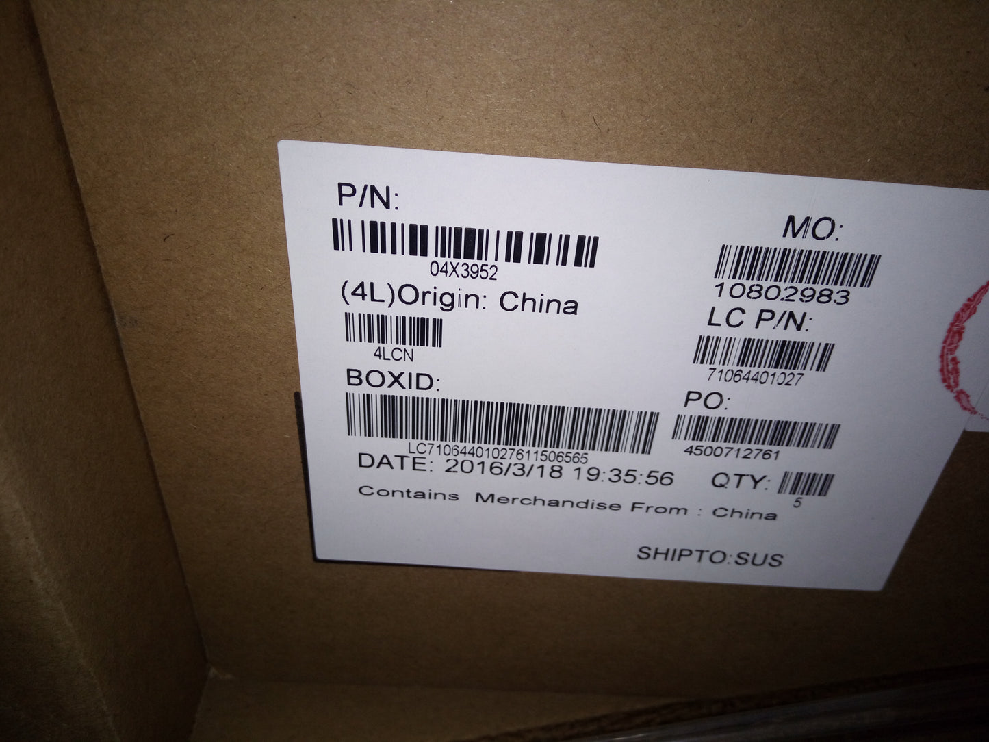 Lenovo Mb - 04X3952