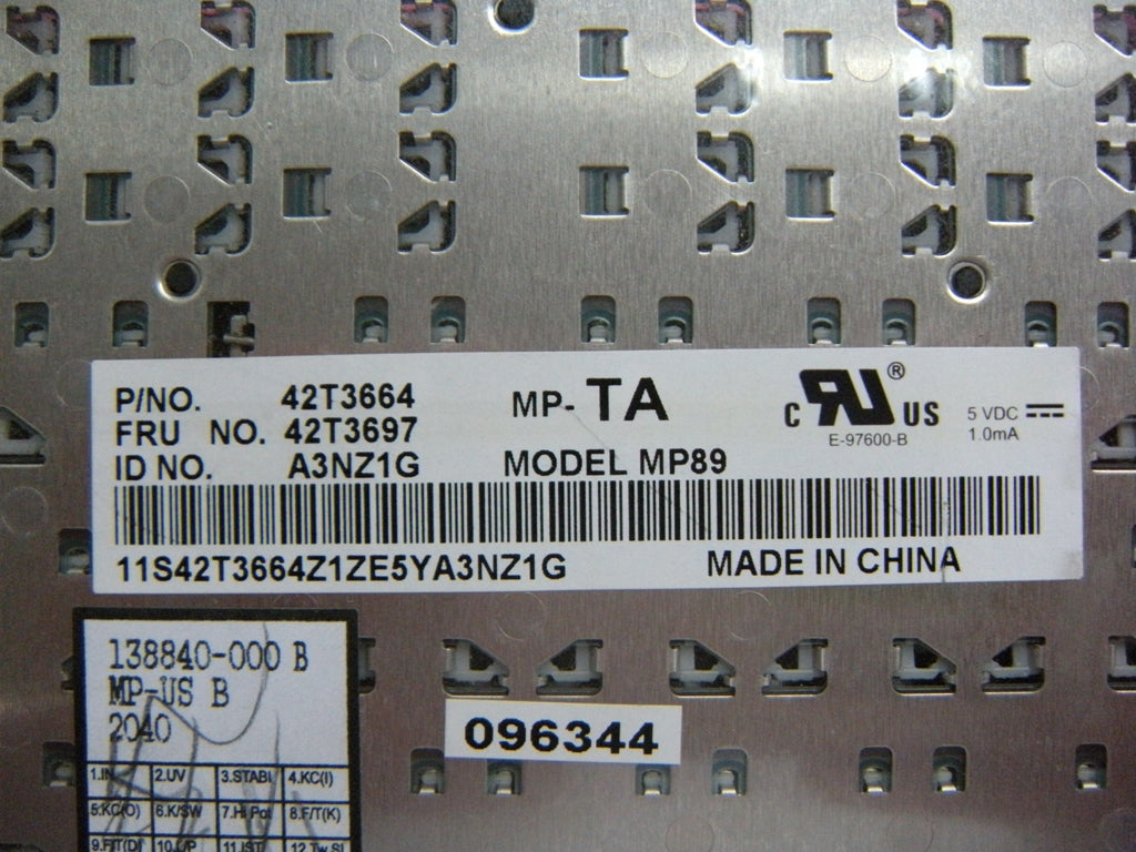 Lenovo Ki Keyboards Internal - 42T3697