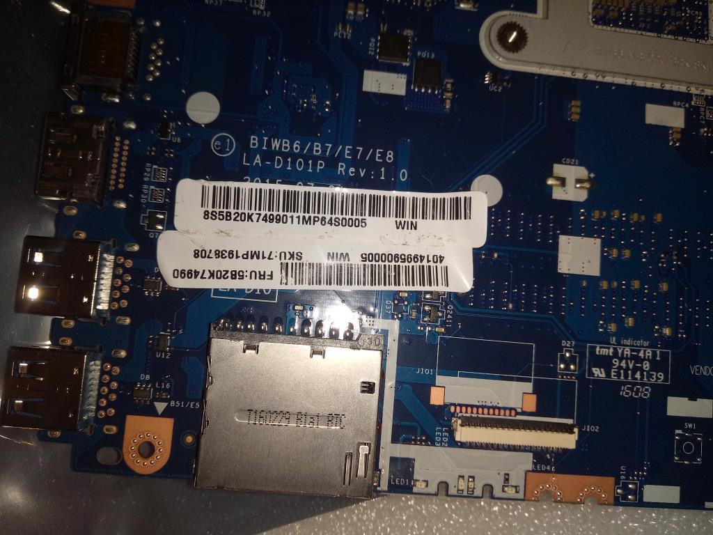 Lenovo Pl System Boards - 5B20K74990
