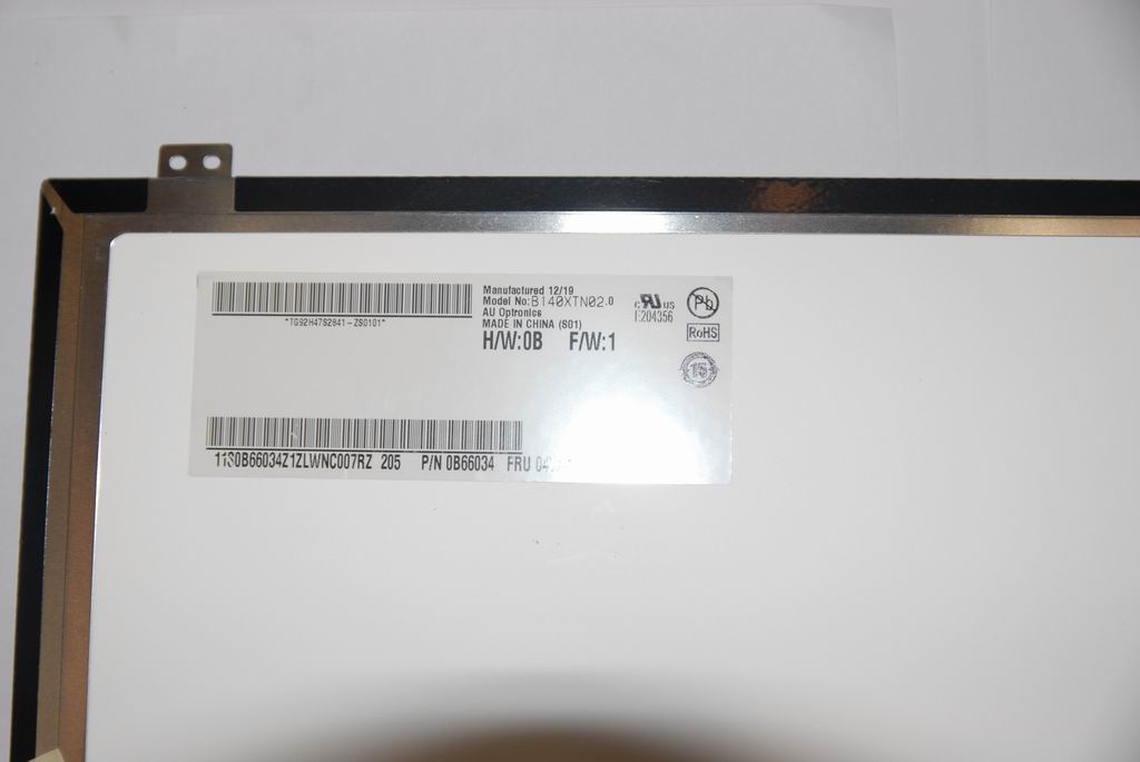 Lenovo Tfd Lcd Auo B140Xtn02.0 Hd G F - 18200263