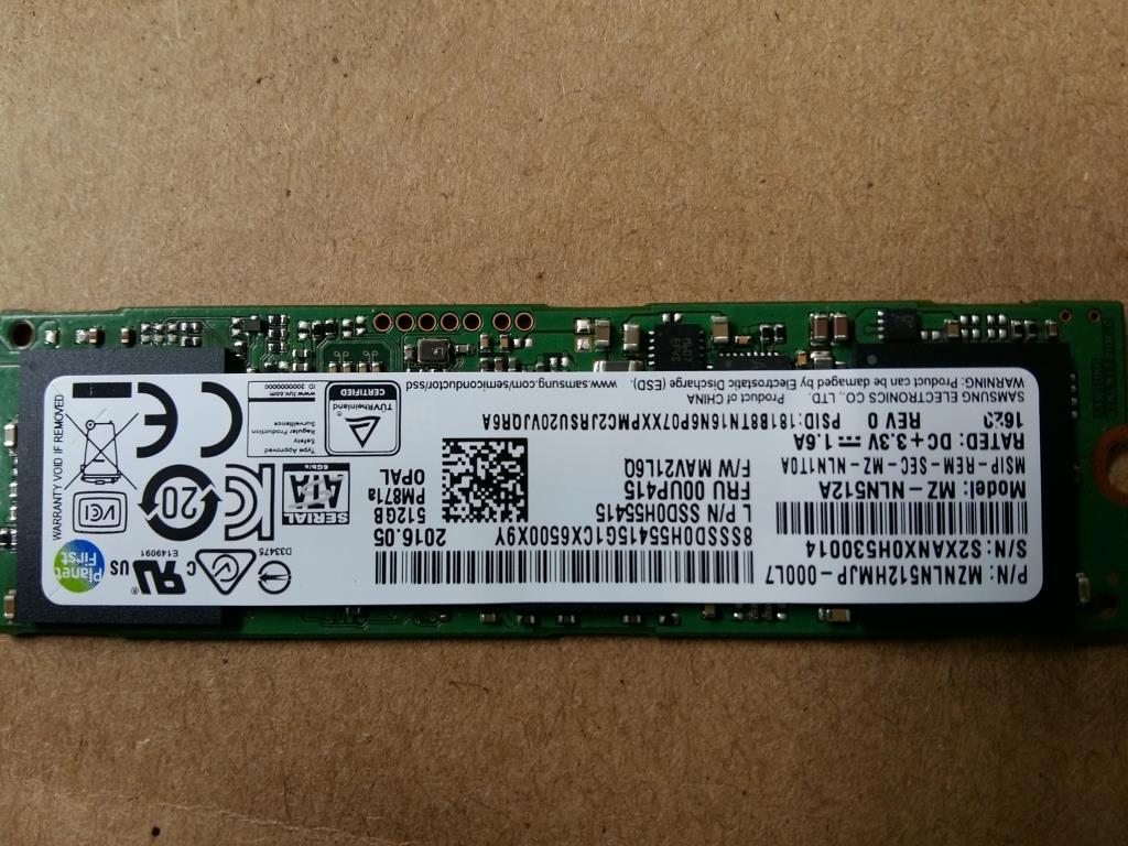 Lenovo 00UP415 512G,M.2,2280,Sata6G,Samsg,Opa