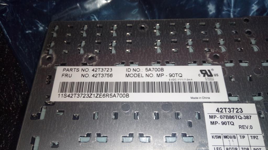 Lenovo Ki Keyboards Internal - 42T3756