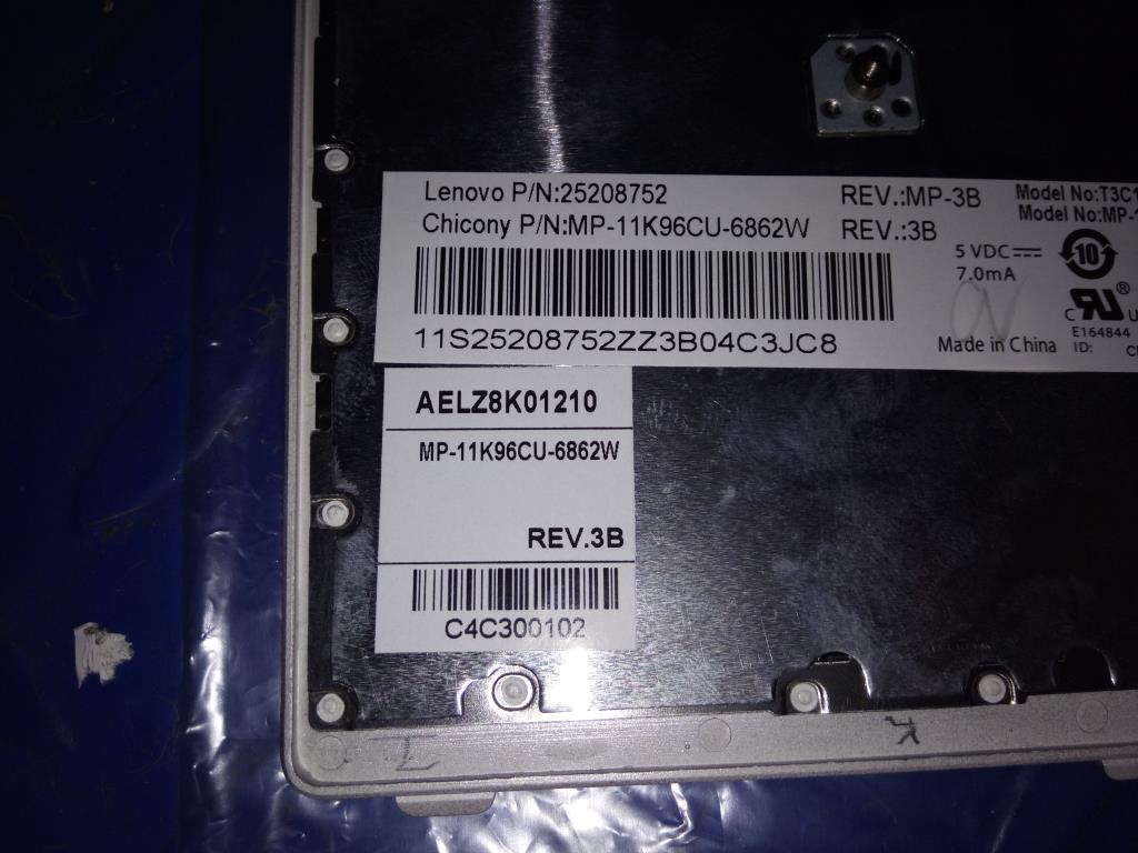 Lenovo Keyboard T3C1 Cfen85 Keyblk Ke - 25208752