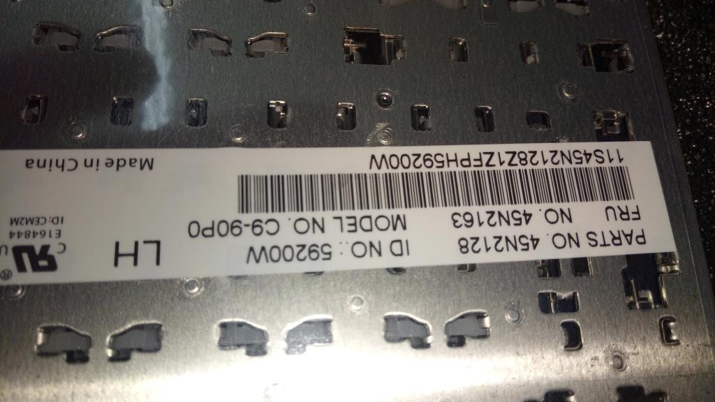 Lenovo Ki Keyboards Internal - 45N2163