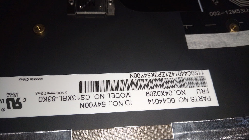 Lenovo Ki Keyboards Internal - 04X0209