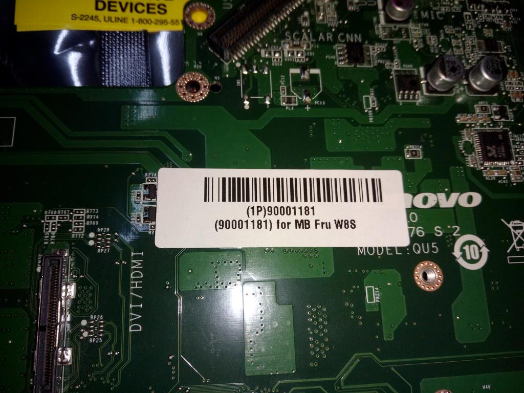 Lenovo 90001181 Mainboard A520 Win8 Uma W/Hdmi