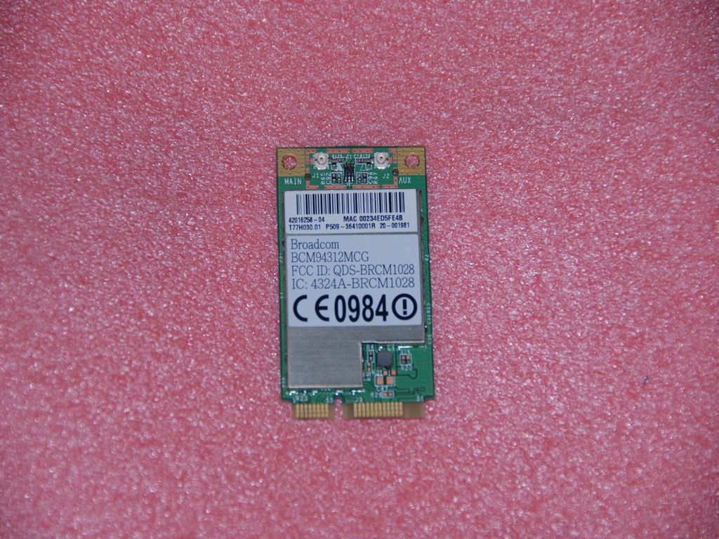 Lenovo 20001981 Wlan Cbt Bcm4312 M 802.11G Mow