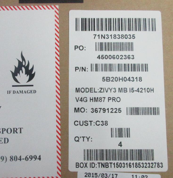 Lenovo Pl System Boards - 5B20H04318
