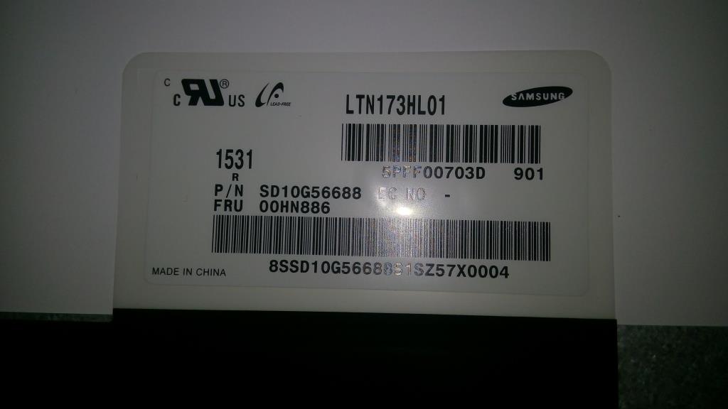 Lenovo Display Sdc 173 Fhd Ips Ag - 00HN886