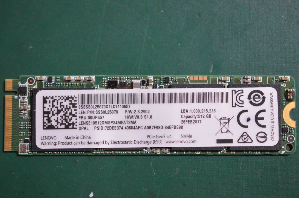 Lenovo 2280 Pcie3X4 - 00UP457