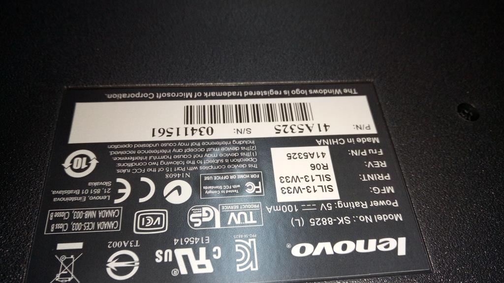Lenovo Kb Keyboards External - 41A5325