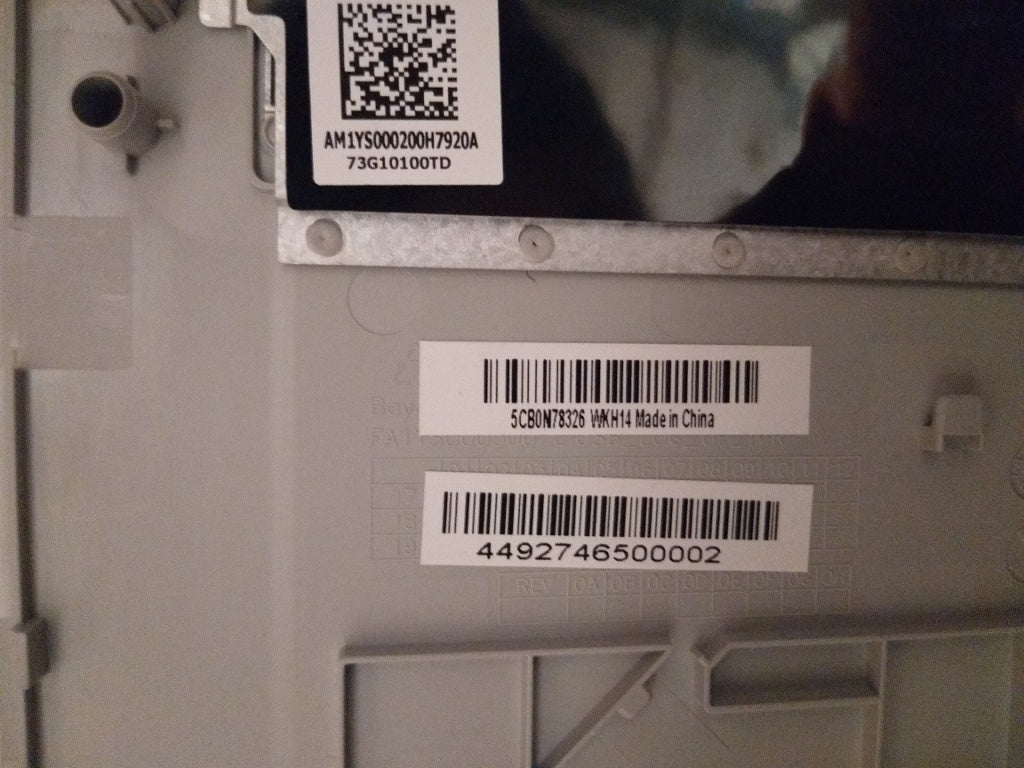 Lenovo Uppercasec80X4 Mgrw/Kb Nfp Nbl - 5CB0N78326