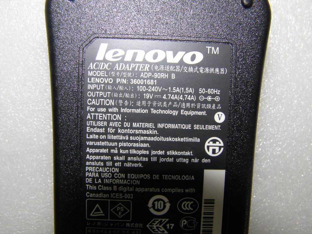 Lenovo Adapter Delta Adp-90Rh B Nb - 36001681