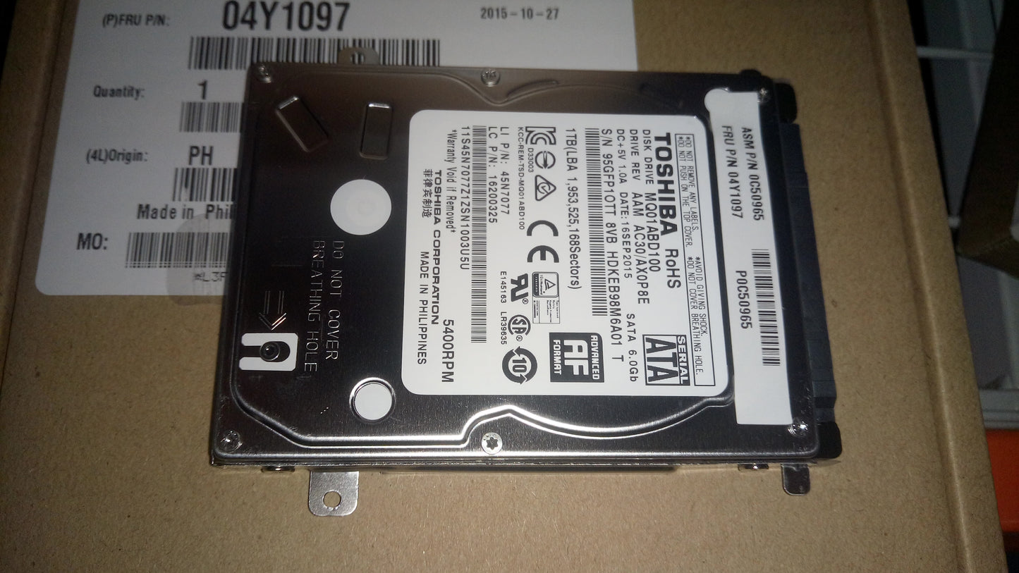 Lenovo Hd Hard Drives - 04Y1097