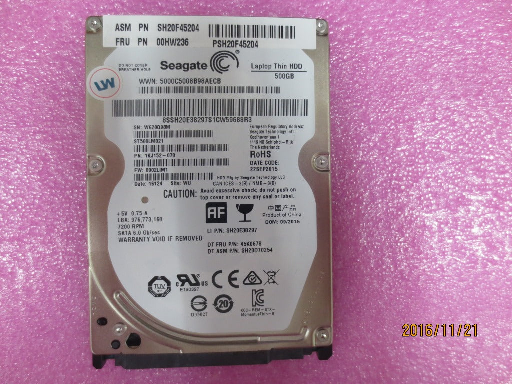 Lenovo Hdd - 00HW236