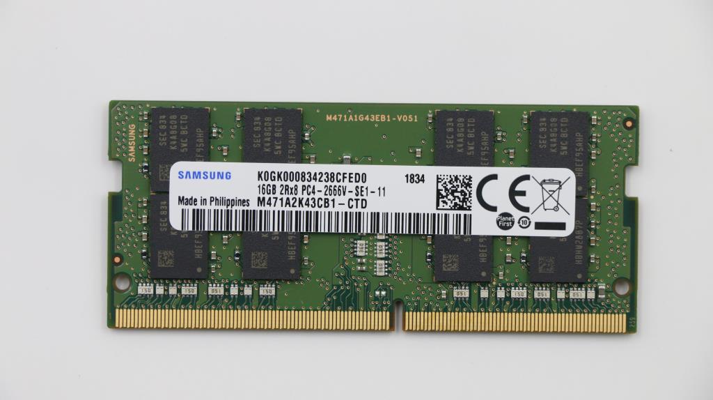 Lenovo 16Gb Ddr4 2666 Sodimmsamsung - 01AG838