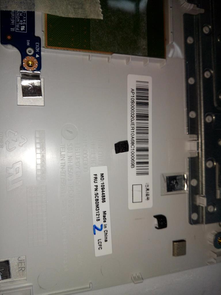 Lenovo Logic Upper Assembly Silver It - 5CB0M31218