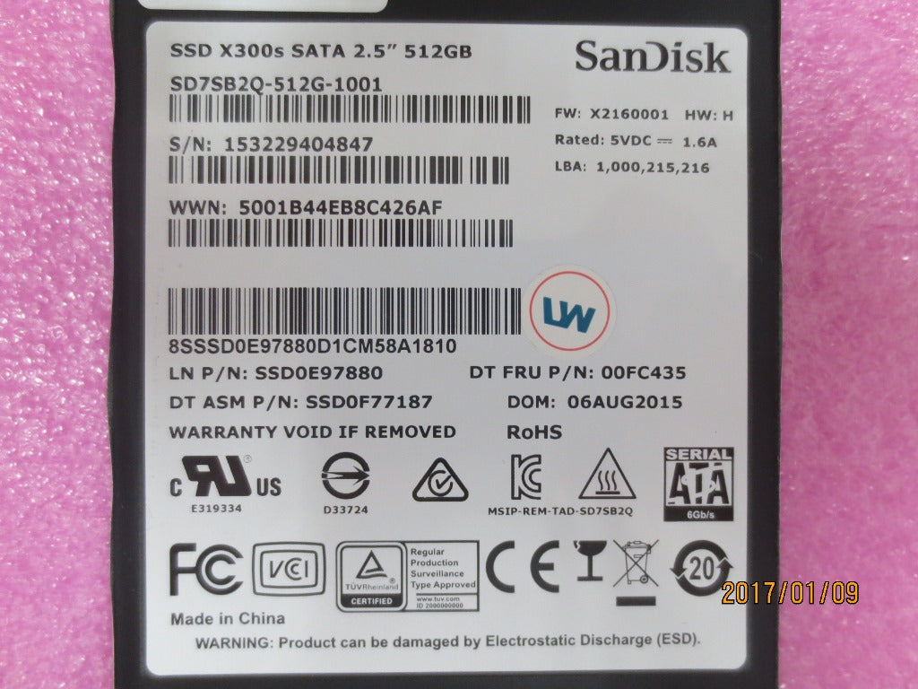 Lenovo Ssd - 00UP036