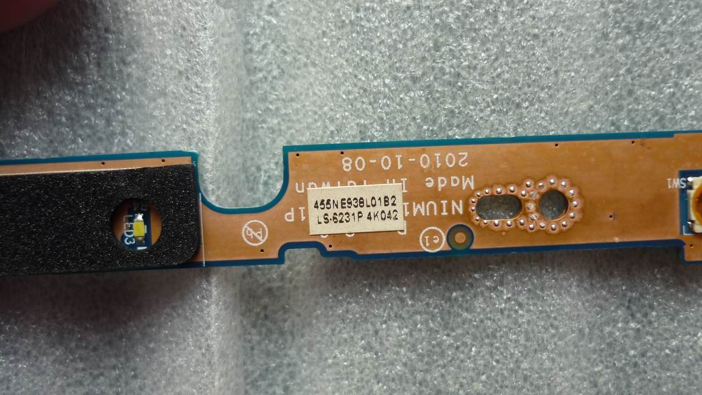 Lenovo 31047059 Board Nium1 Power Button 455Ne