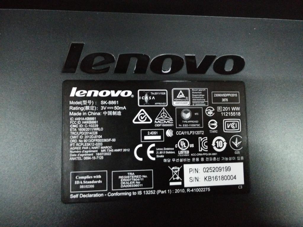 Lenovo Kb Keyboards External - 25209199